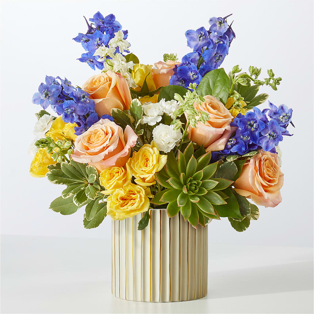 Cobalt Reverie Bouquet – DON'S FLORAL STUDIO, Leon IA