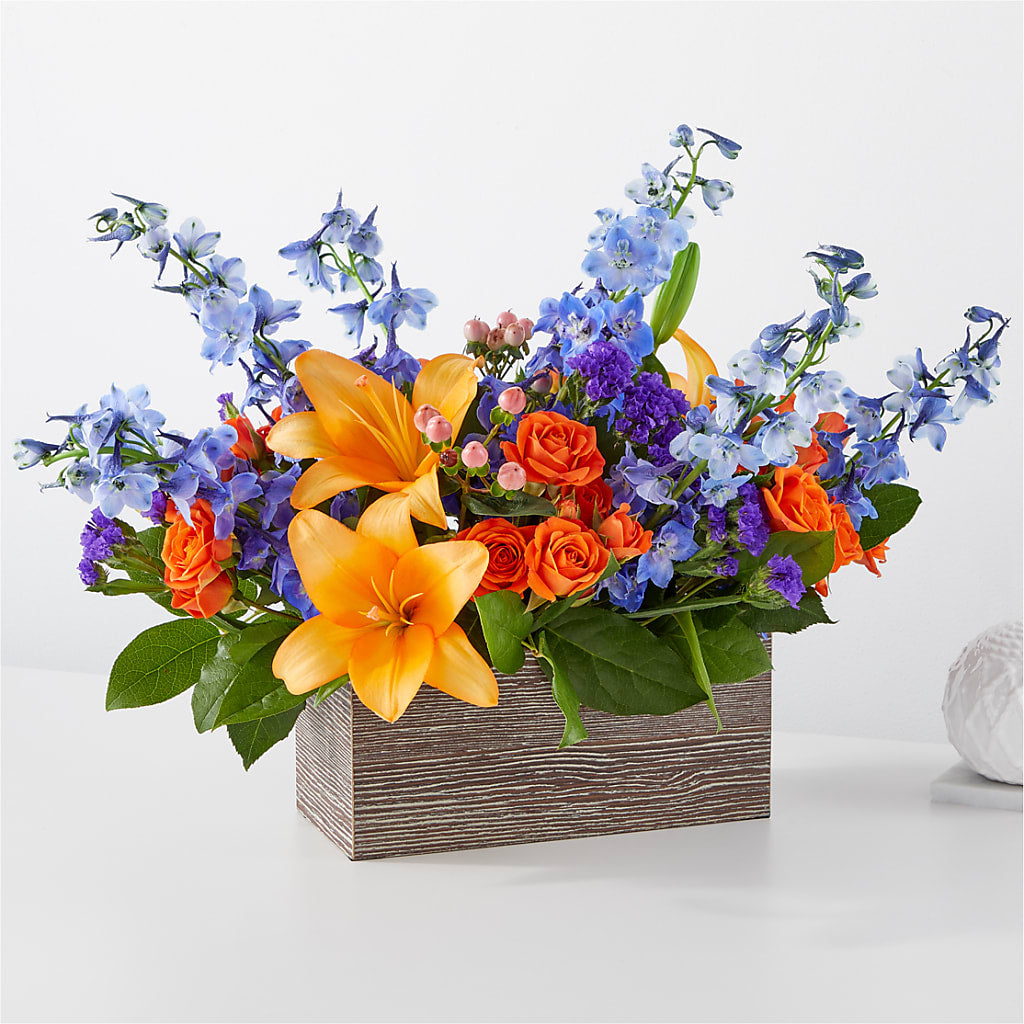 Radiant Citrus Box Bouquet – DON'S FLORAL STUDIO, Leon IA