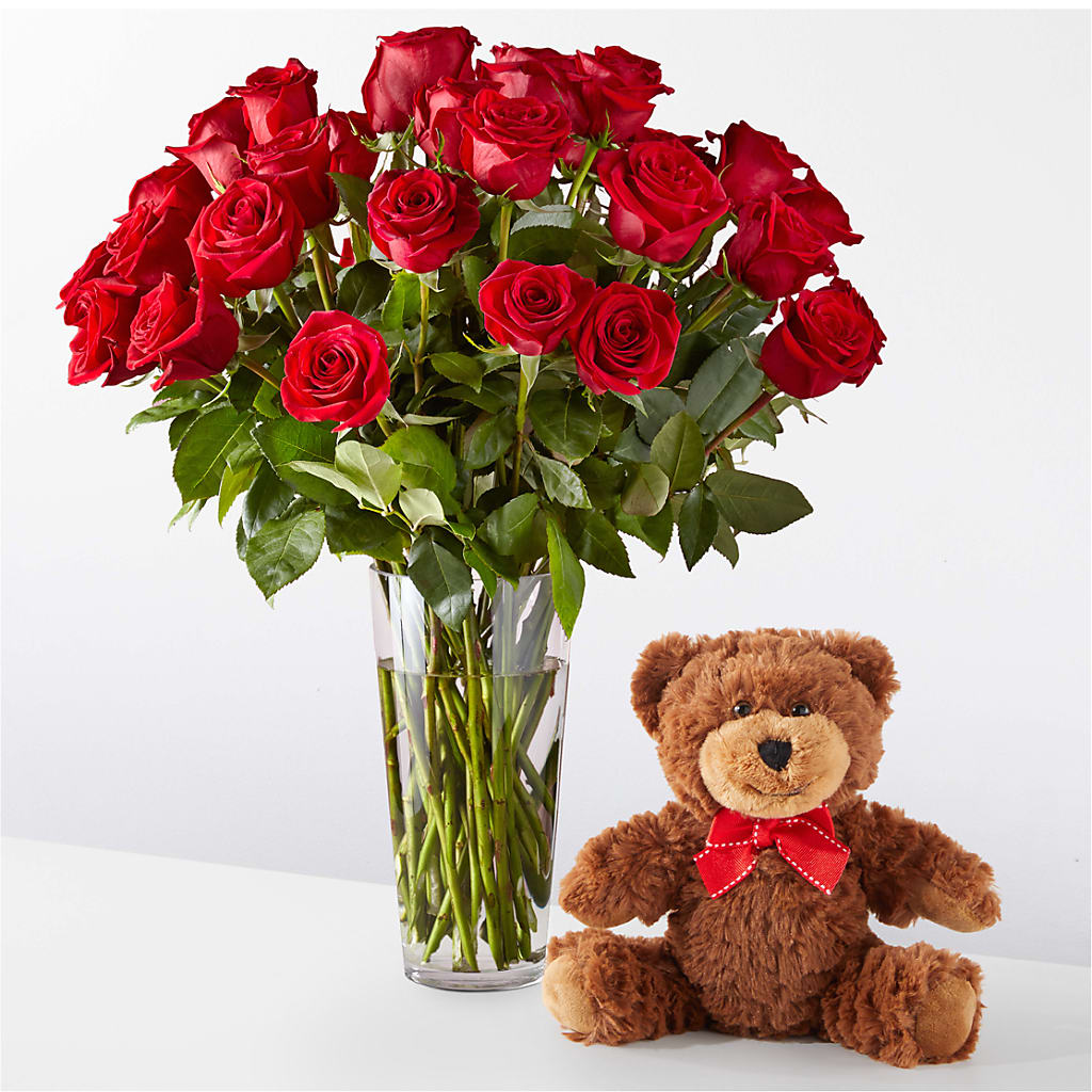 Romantic Long Stem Red Rose Bouquet Bundles – DON'S FLORAL STUDIO, Leon IA