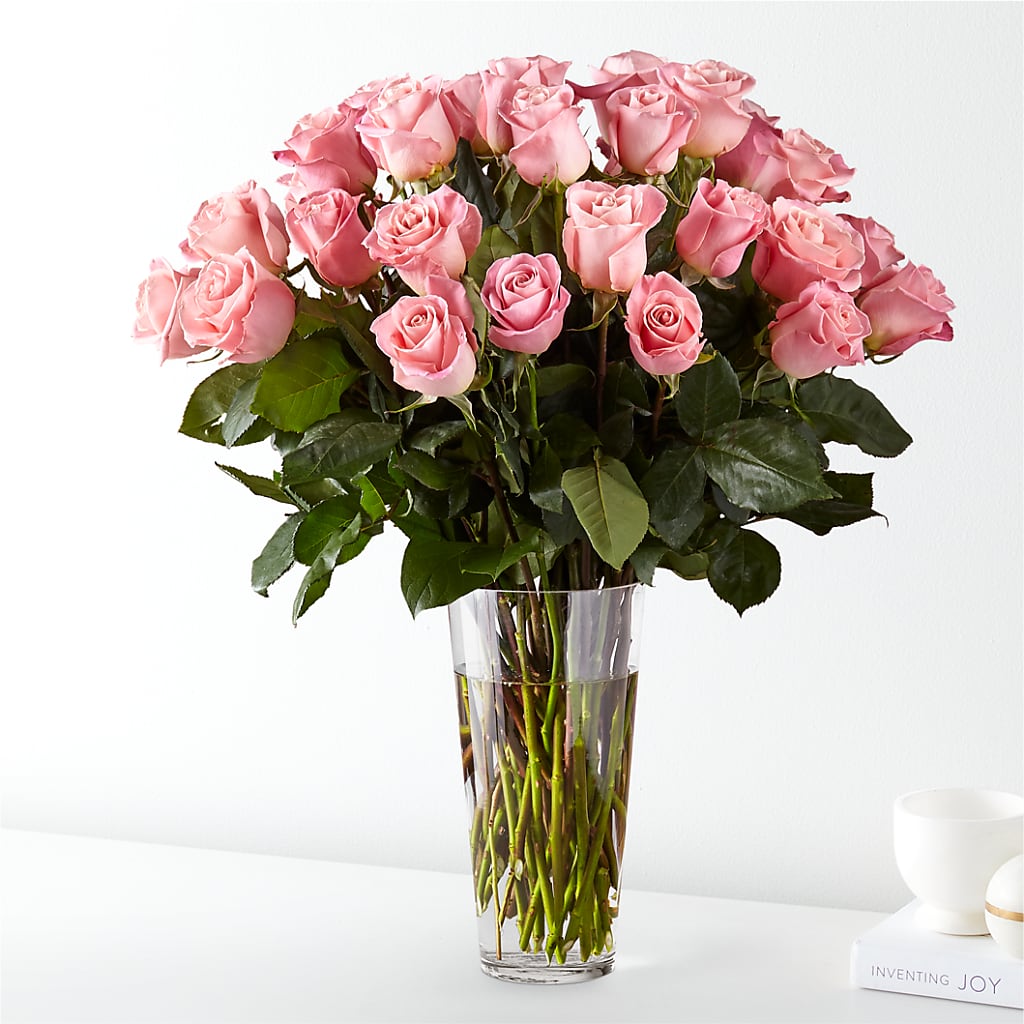 Long Stem Pink Rose Bouquet – DON'S FLORAL STUDIO, Leon IA