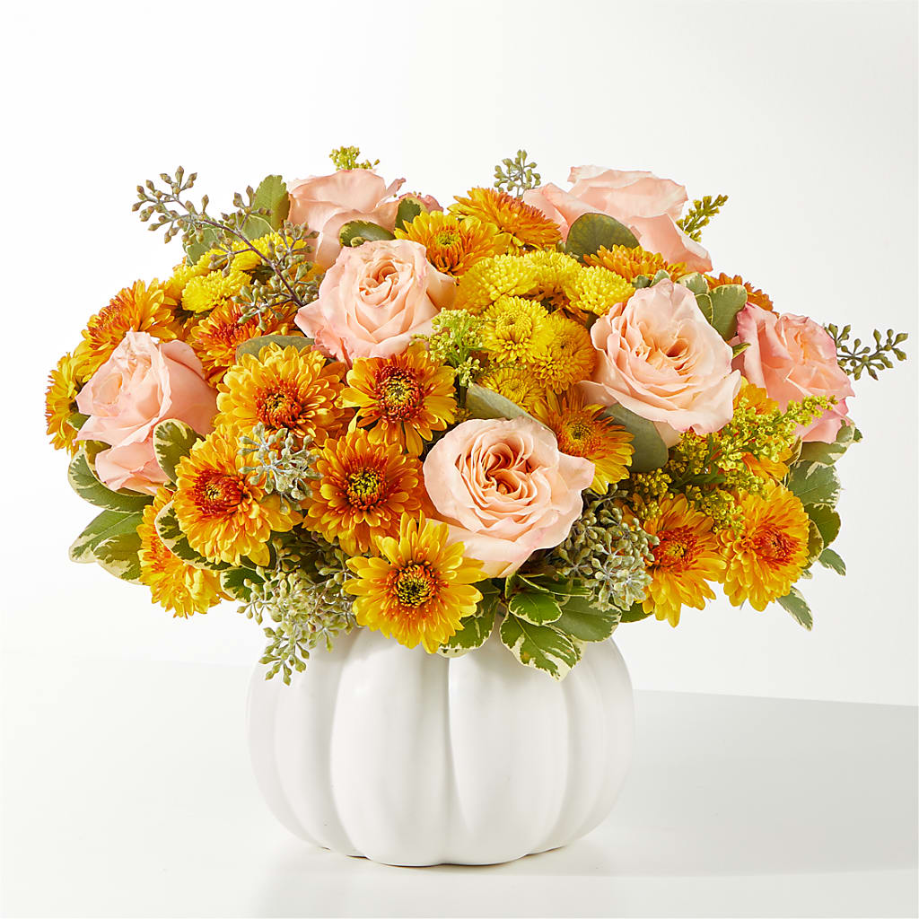 Peachy Pumpkin – DON'S FLORAL STUDIO, Leon IA