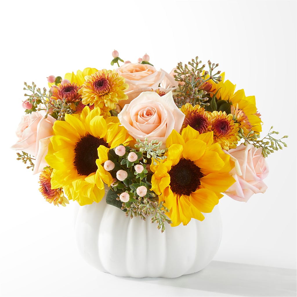 Pumpkin to Talk About Bouquet – DON'S FLORAL STUDIO, Leon IA