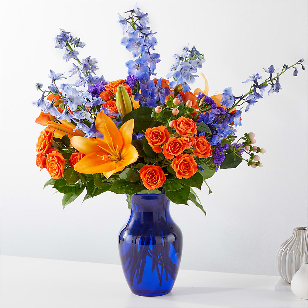 Radiant Citrus Bouquet – DON'S FLORAL STUDIO, Leon IA