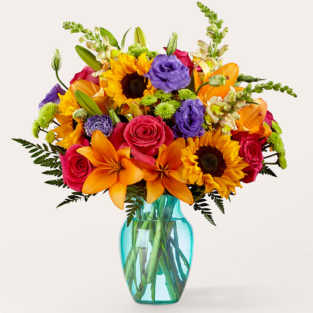 Double Rainbow Bouquet – DON'S FLORAL STUDIO, Leon IA