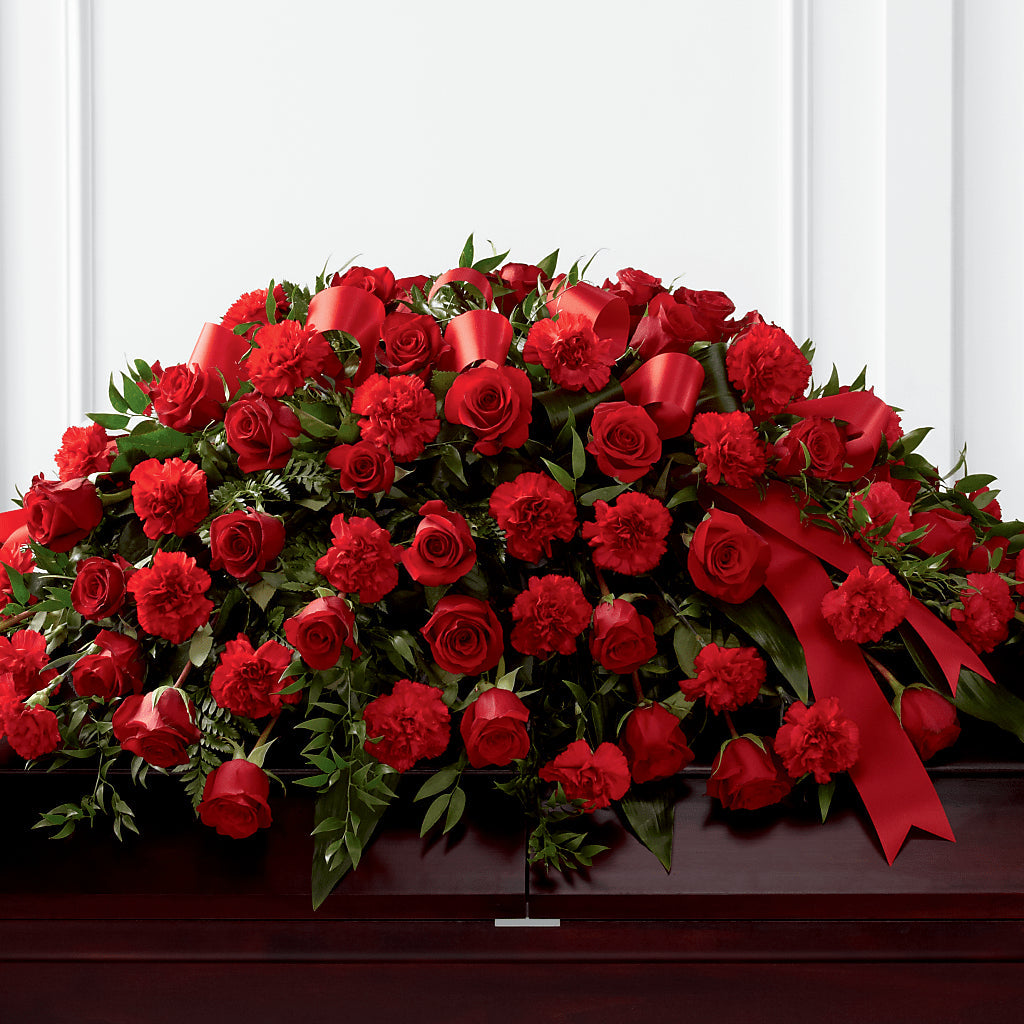 Tribute of Life Casket Spray – DON'S FLORAL STUDIO, Leon IA
