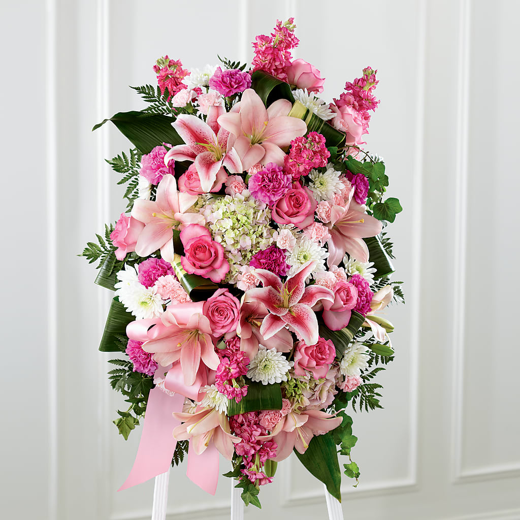 Comforting Standing Spray – DON'S FLORAL STUDIO, Leon IA