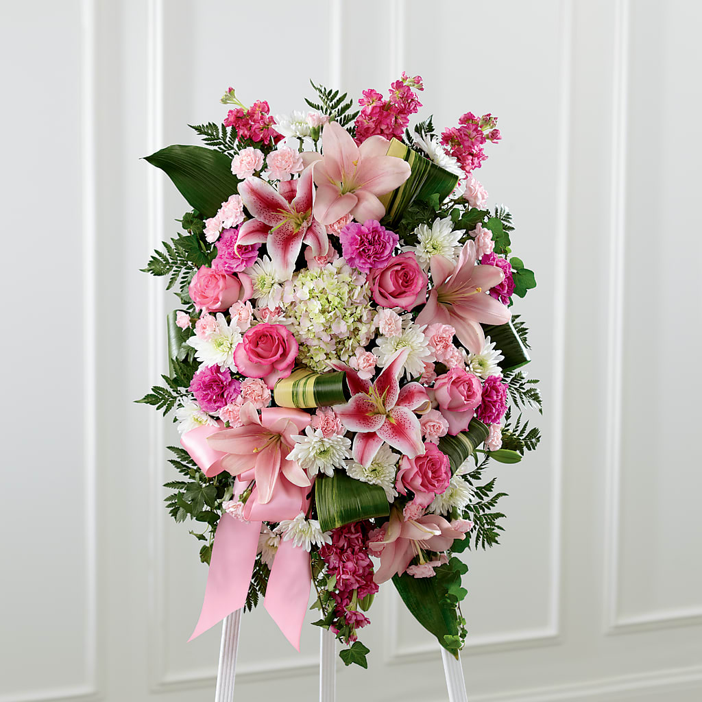 Comforting Standing Spray – DON'S FLORAL STUDIO, Leon IA