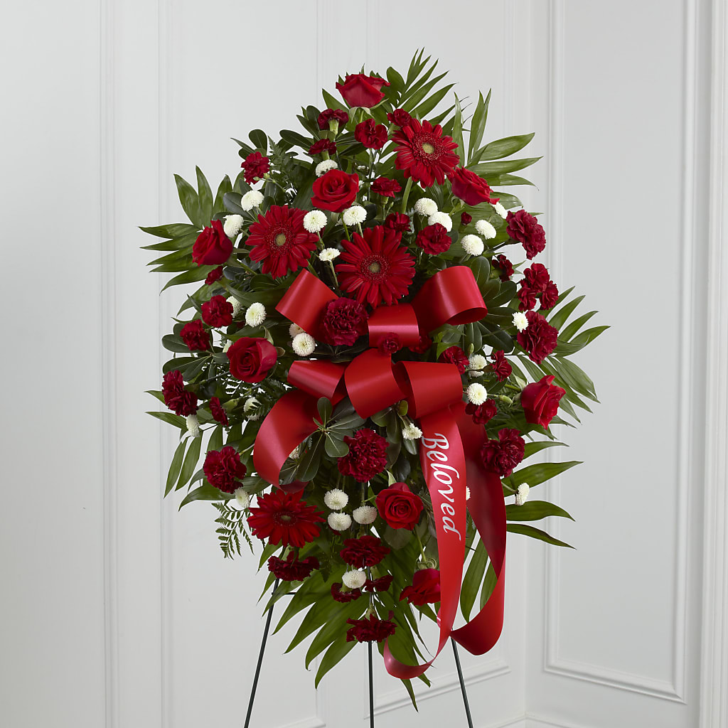 Treasured Memories Standing Spray – DON'S FLORAL STUDIO, Leon IA