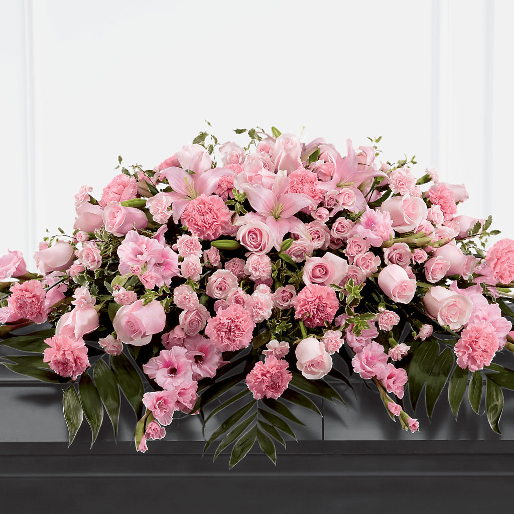 Garden of Comfort Casket Spray (Standard) – DON'S FLORAL STUDIO, Leon IA