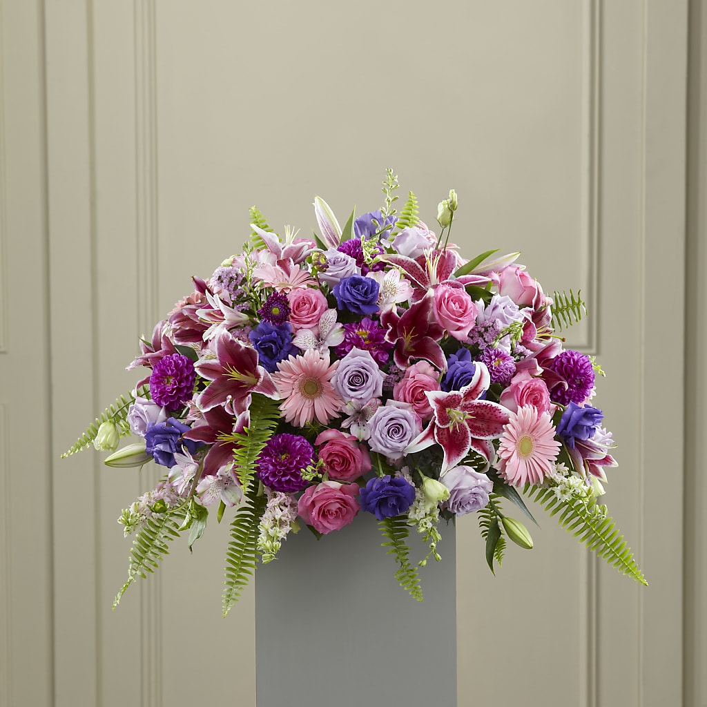 Fare Thee Well Pedestal – DON'S FLORAL STUDIO, Leon IA