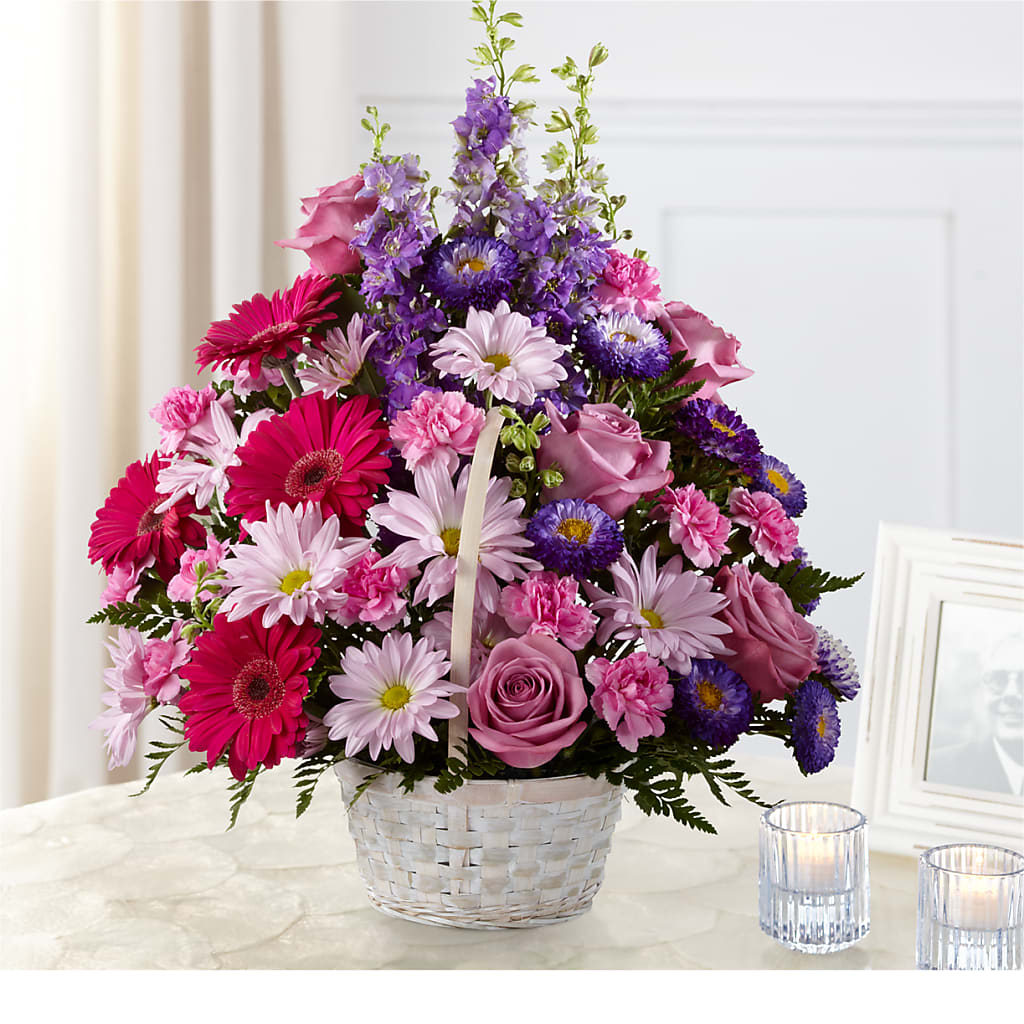 Pastel Peace Basket – DON'S FLORAL STUDIO, Leon IA