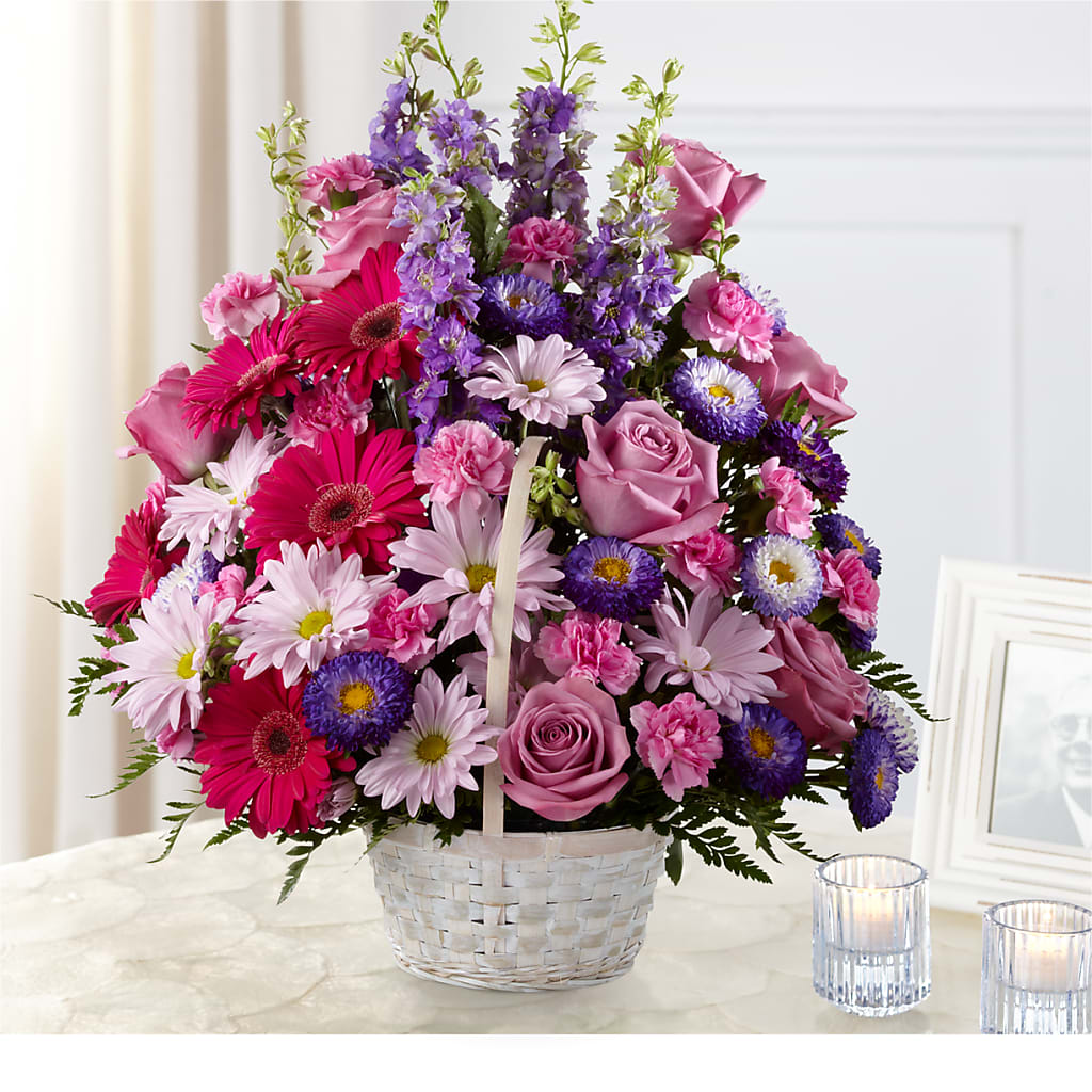 Pastel Peace Basket – DON'S FLORAL STUDIO, Leon IA