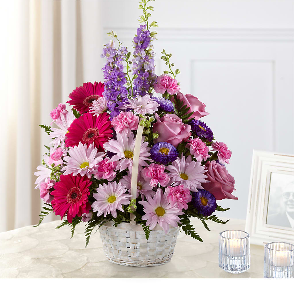 Pastel Peace Basket – DON'S FLORAL STUDIO, Leon IA