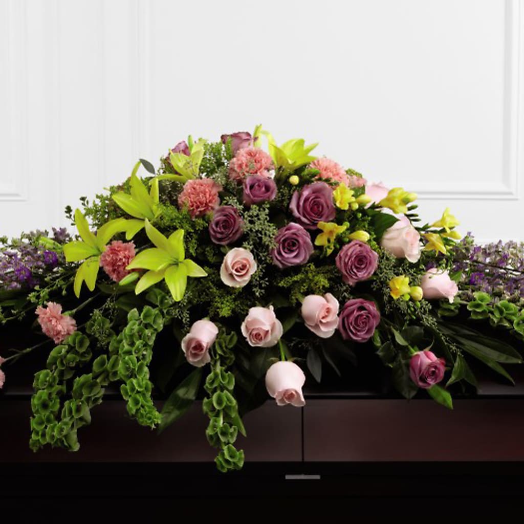 Forever Beloved Casket Spray – DON'S FLORAL STUDIO, Leon IA