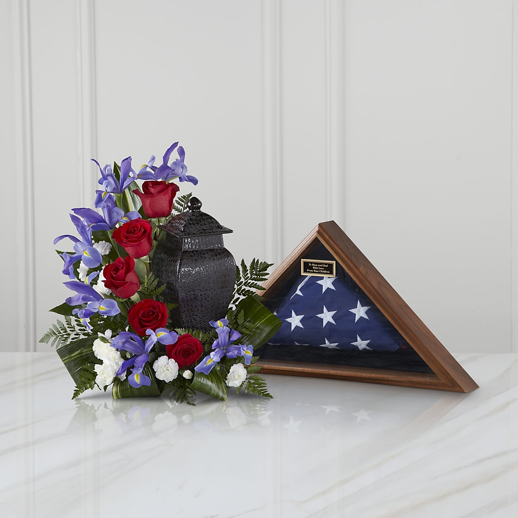 Patriotic Tribute Arrangement – DON'S FLORAL STUDIO, Leon IA