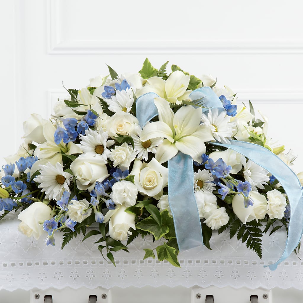 Tender Treasure Casket Spray – DON'S FLORAL STUDIO, Leon IA