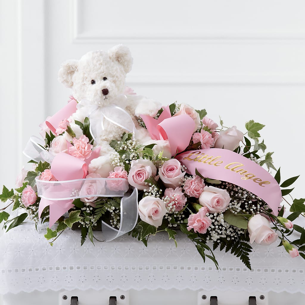 Touch of Sympathy Casket Spray – DON'S FLORAL STUDIO, Leon IA