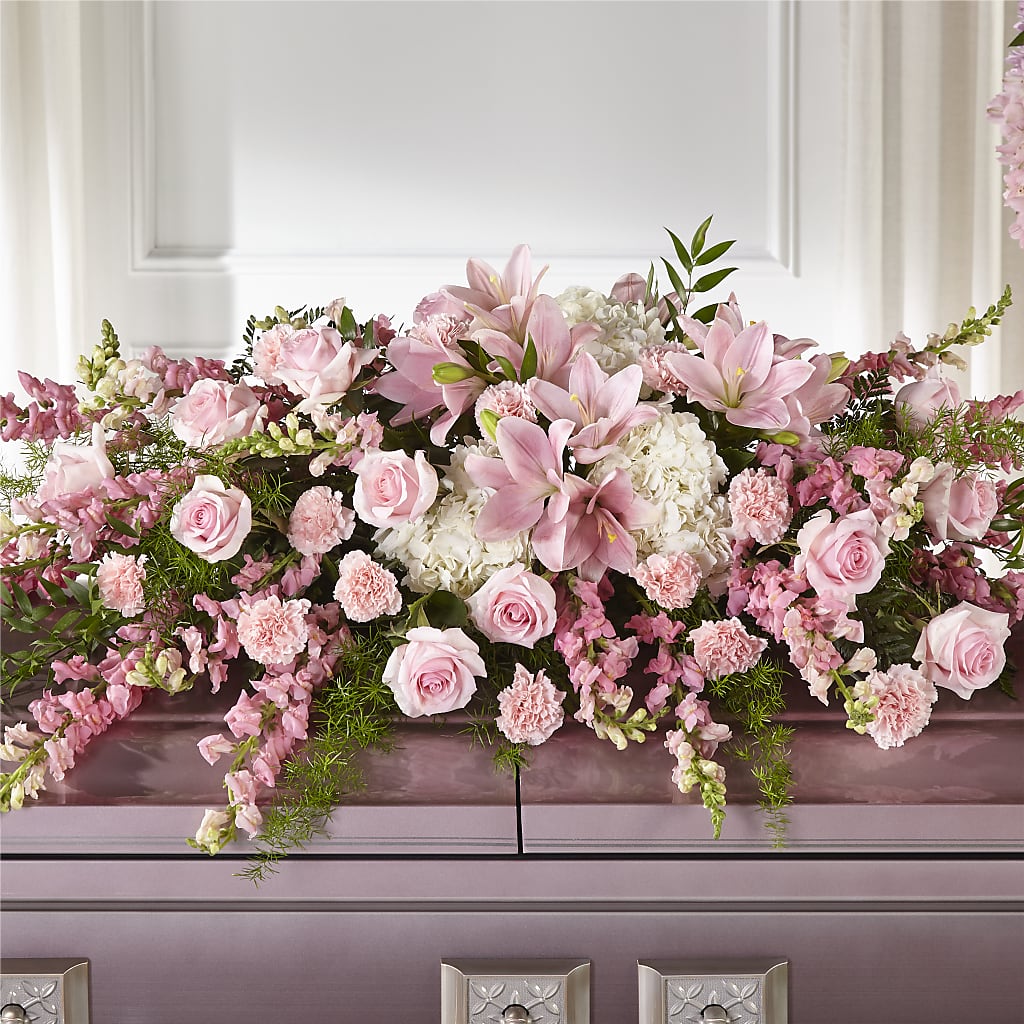 Life & Remembrance Casket Spray – DON'S FLORAL STUDIO, Leon IA