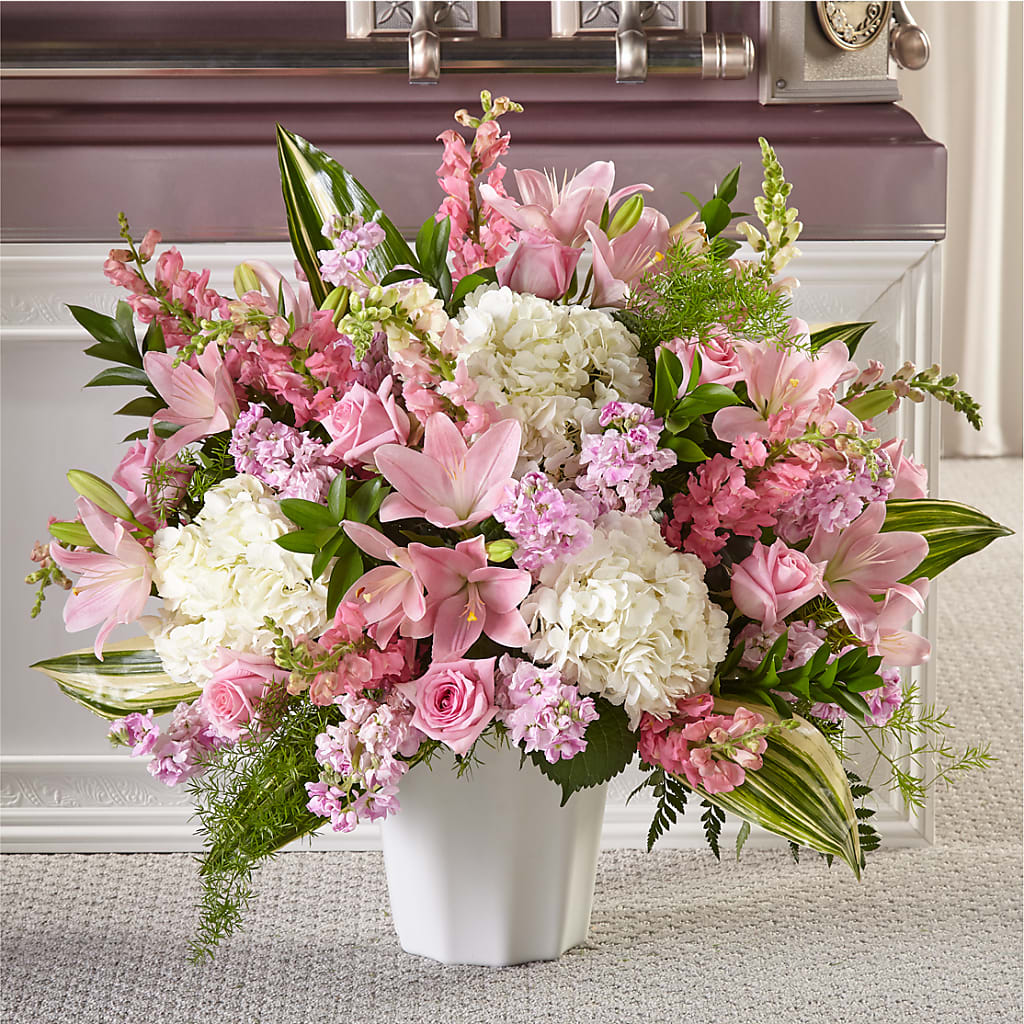 Simply Serene Floor Basket – DON'S FLORAL STUDIO, Leon IA