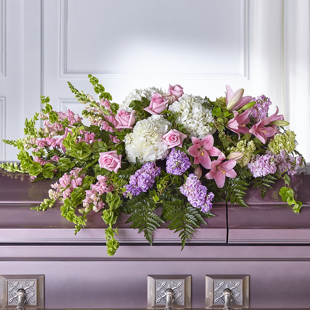 Life's Gratitude Casket Spray – DON'S FLORAL STUDIO, Leon IA