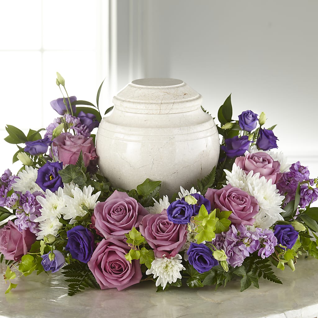 Blooming Sympathy Cremation Adornment – DON'S FLORAL STUDIO, Leon IA