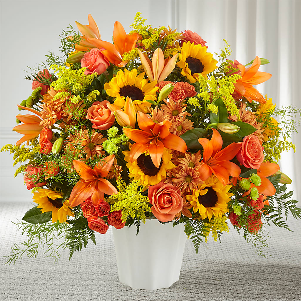 Harvest Thoughts Floor Basket – DON'S FLORAL STUDIO, Leon IA