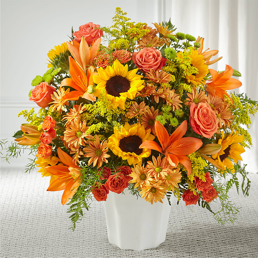 Harvest Thoughts Floor Basket – DON'S FLORAL STUDIO, Leon IA