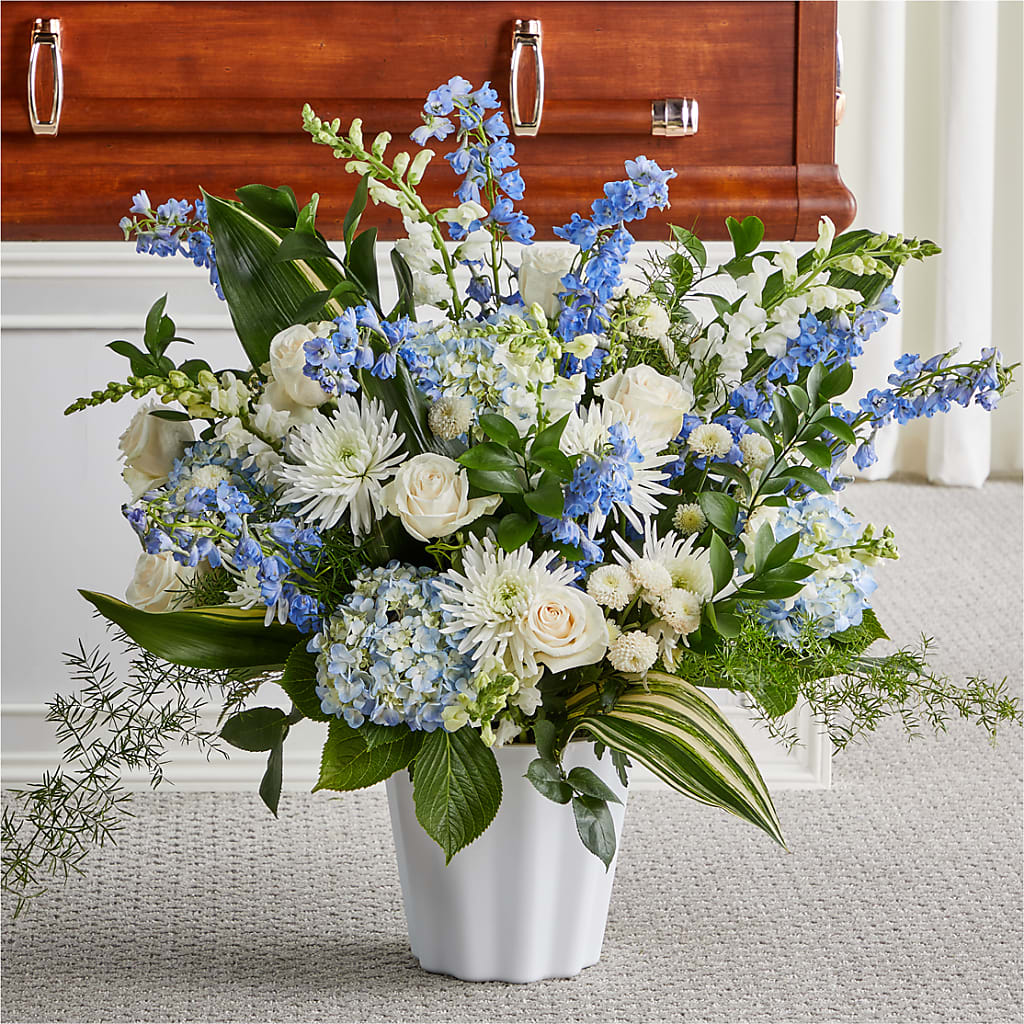 Everlasting Memories Floor Basket – DON'S FLORAL STUDIO, Leon IA