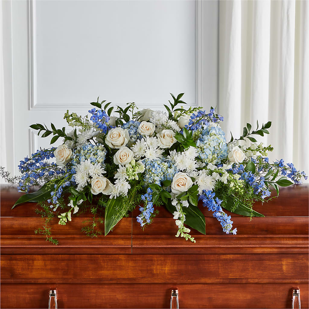 Timeless Essence Casket Spray – DON'S FLORAL STUDIO, Leon IA