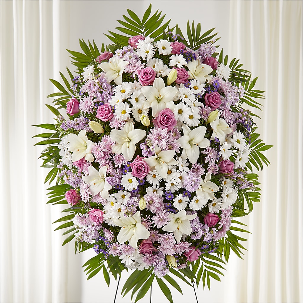 Surrounded by Love Standing Spray – DON'S FLORAL STUDIO, Leon IA