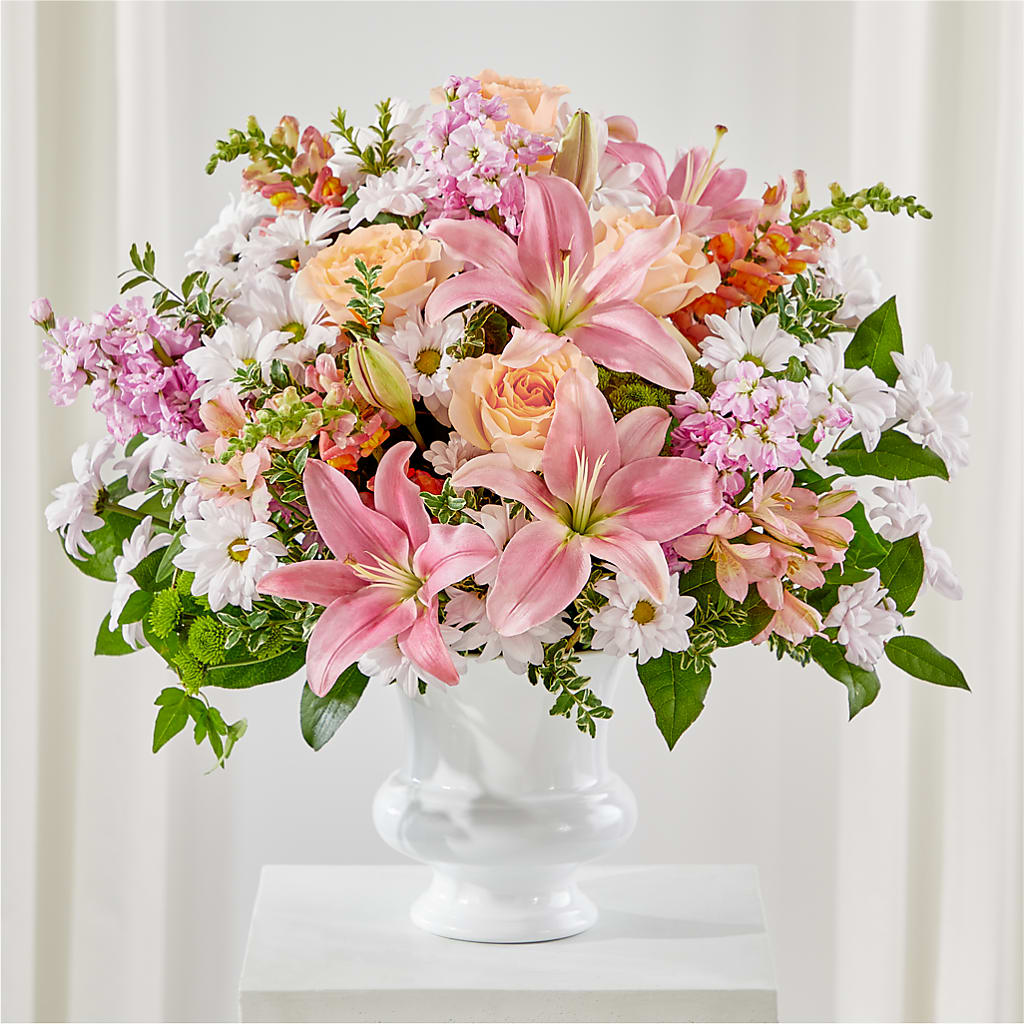 Heartfelt Gesture Urn Arrangement – DON'S FLORAL STUDIO, Leon IA