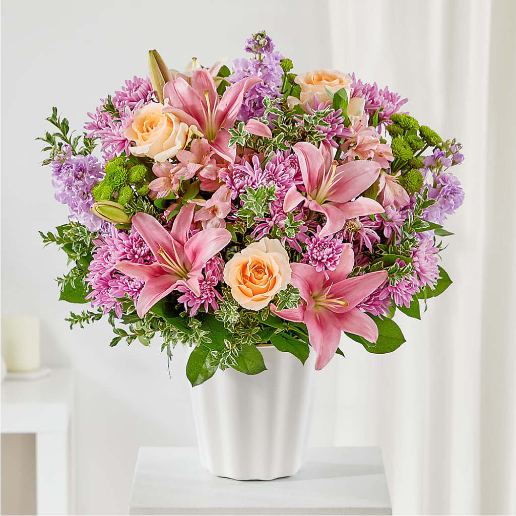 Supportive Embrace Tabletop Basket – DON'S FLORAL STUDIO, Leon IA