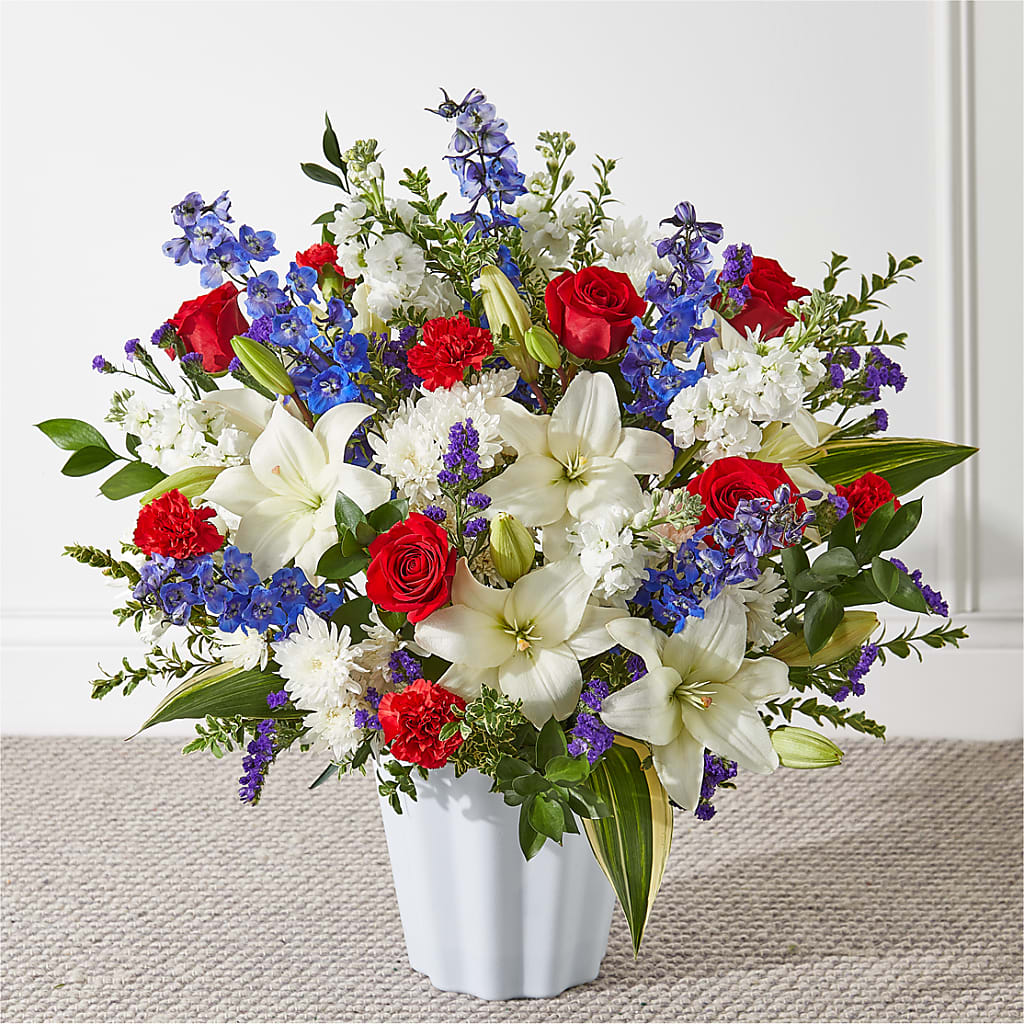 Consoled Floor Basket – DON'S FLORAL STUDIO, Leon IA