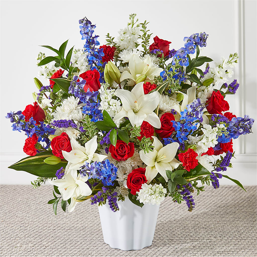 Consoled Floor Basket – DON'S FLORAL STUDIO, Leon IA