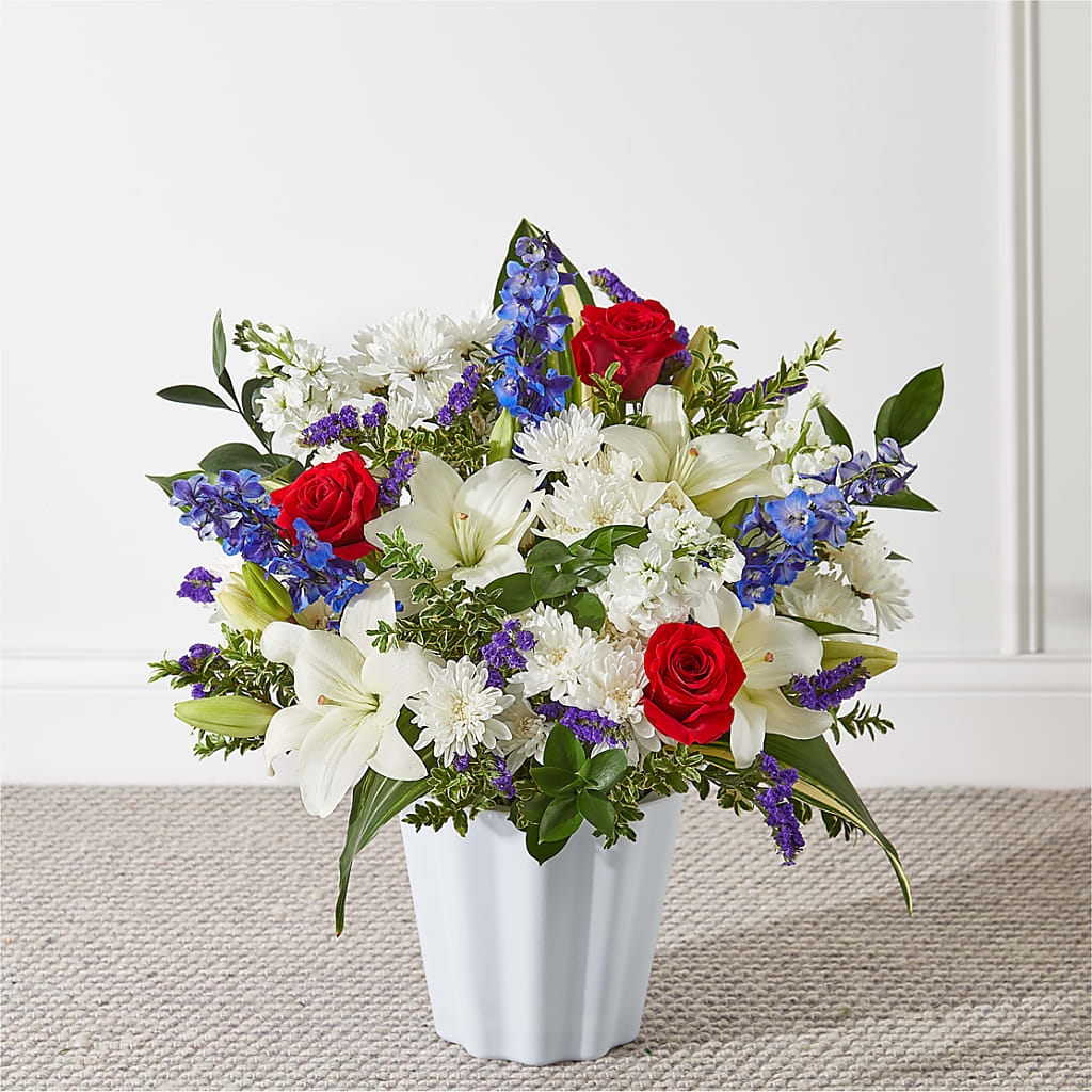 Consoled Floor Basket – DON'S FLORAL STUDIO, Leon IA