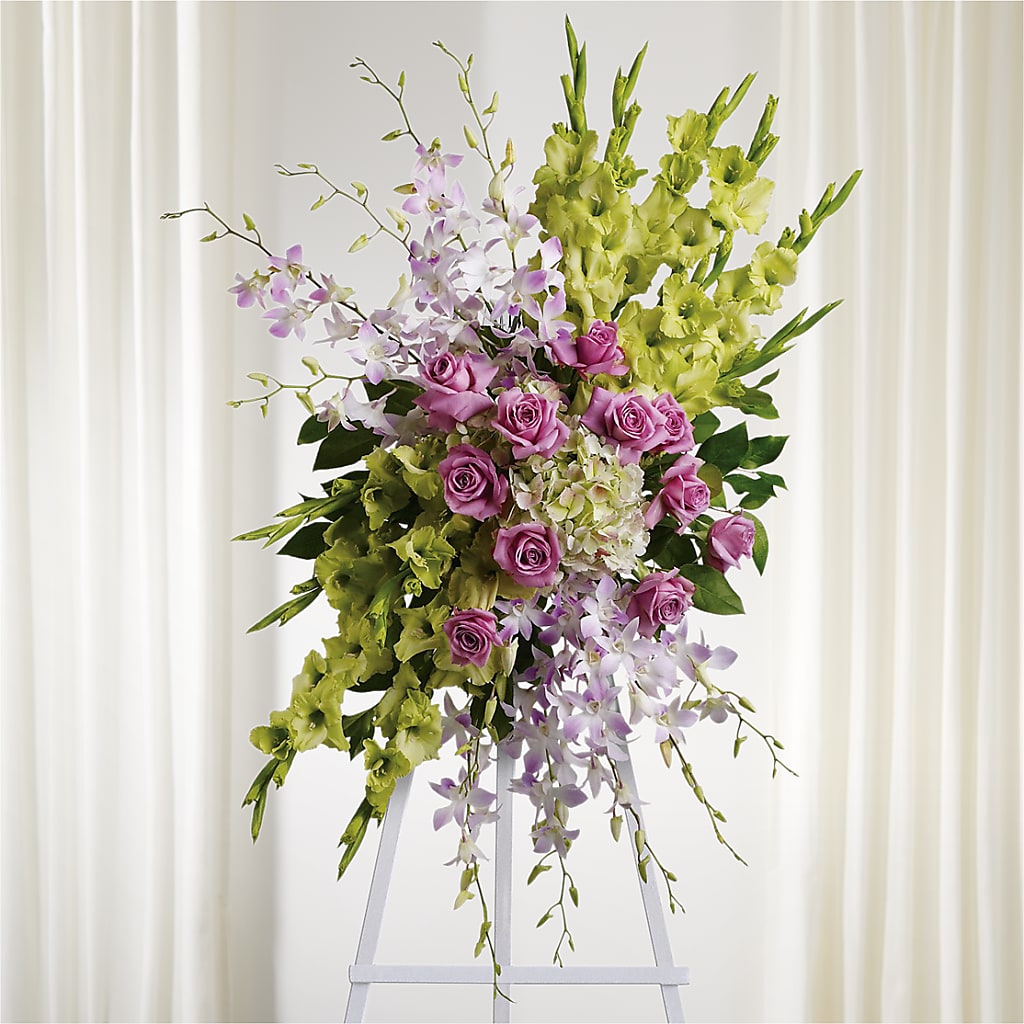 Lasting Legacy Standing Spray – DON'S FLORAL STUDIO, Leon IA