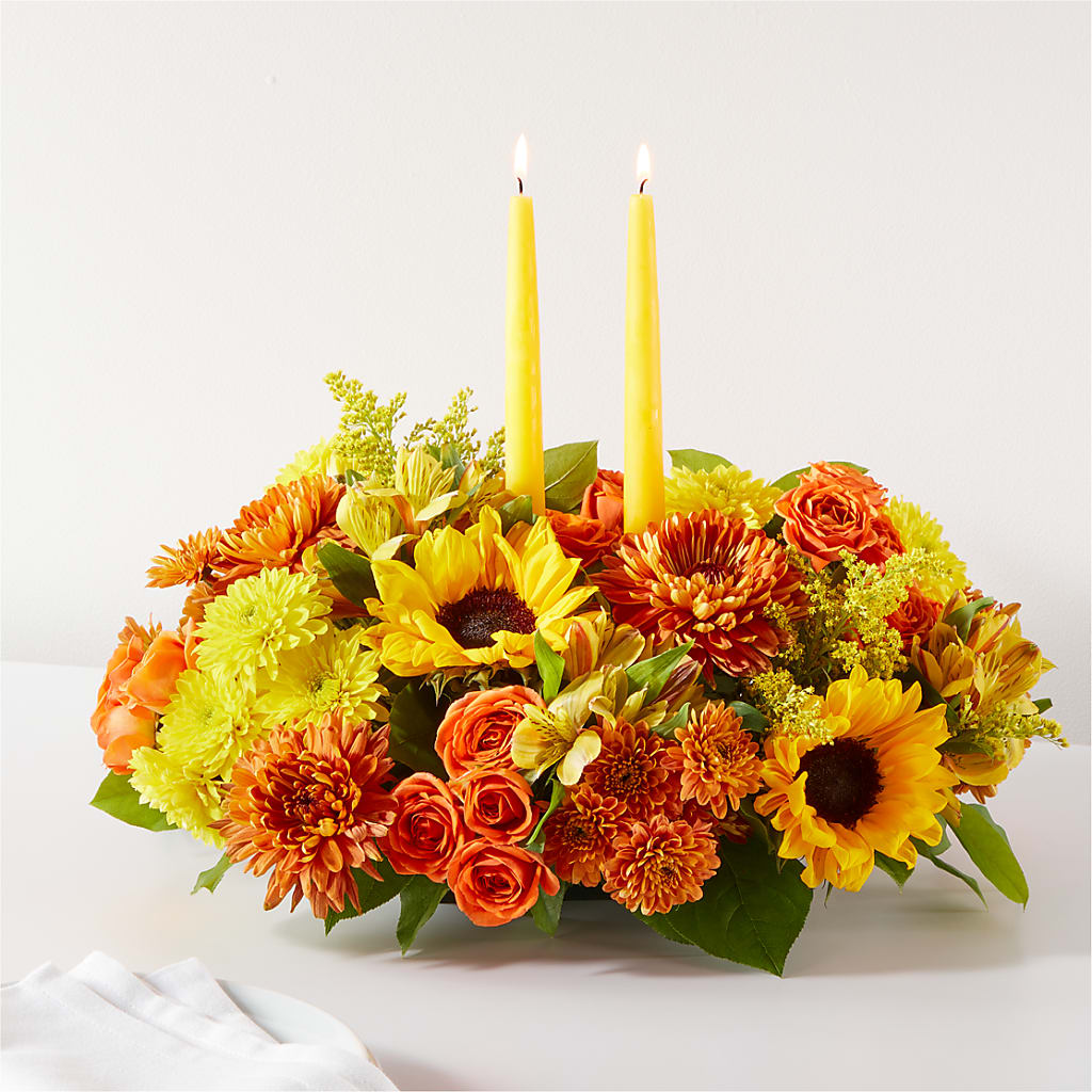 Autumn Harmony Centerpiece – DON'S FLORAL STUDIO, Leon IA