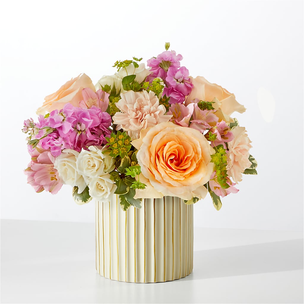 Paradise Bouquet with Ivory Vase – DON'S FLORAL STUDIO, Leon IA