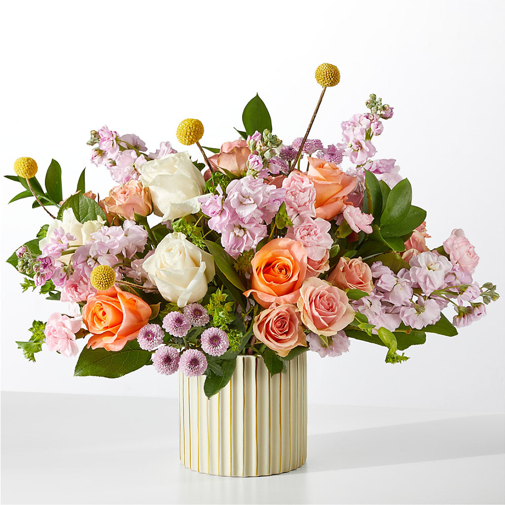 French Market Bouquet with Ivory Vase – DON'S FLORAL STUDIO, Leon IA