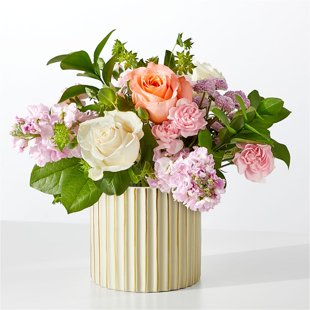 French Market Bouquet with Ivory Vase – DON'S FLORAL STUDIO, Leon IA