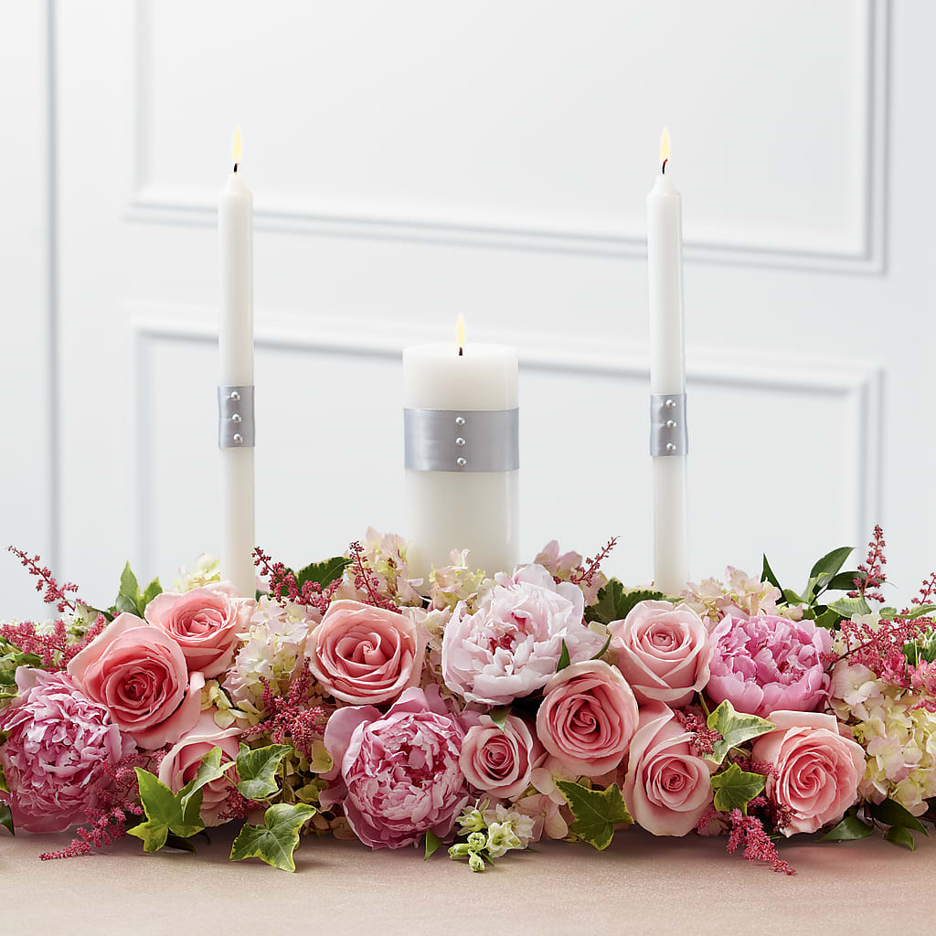 Worldwide Romance Unity Candle Arrangement – DON'S FLORAL STUDIO, Leon IA
