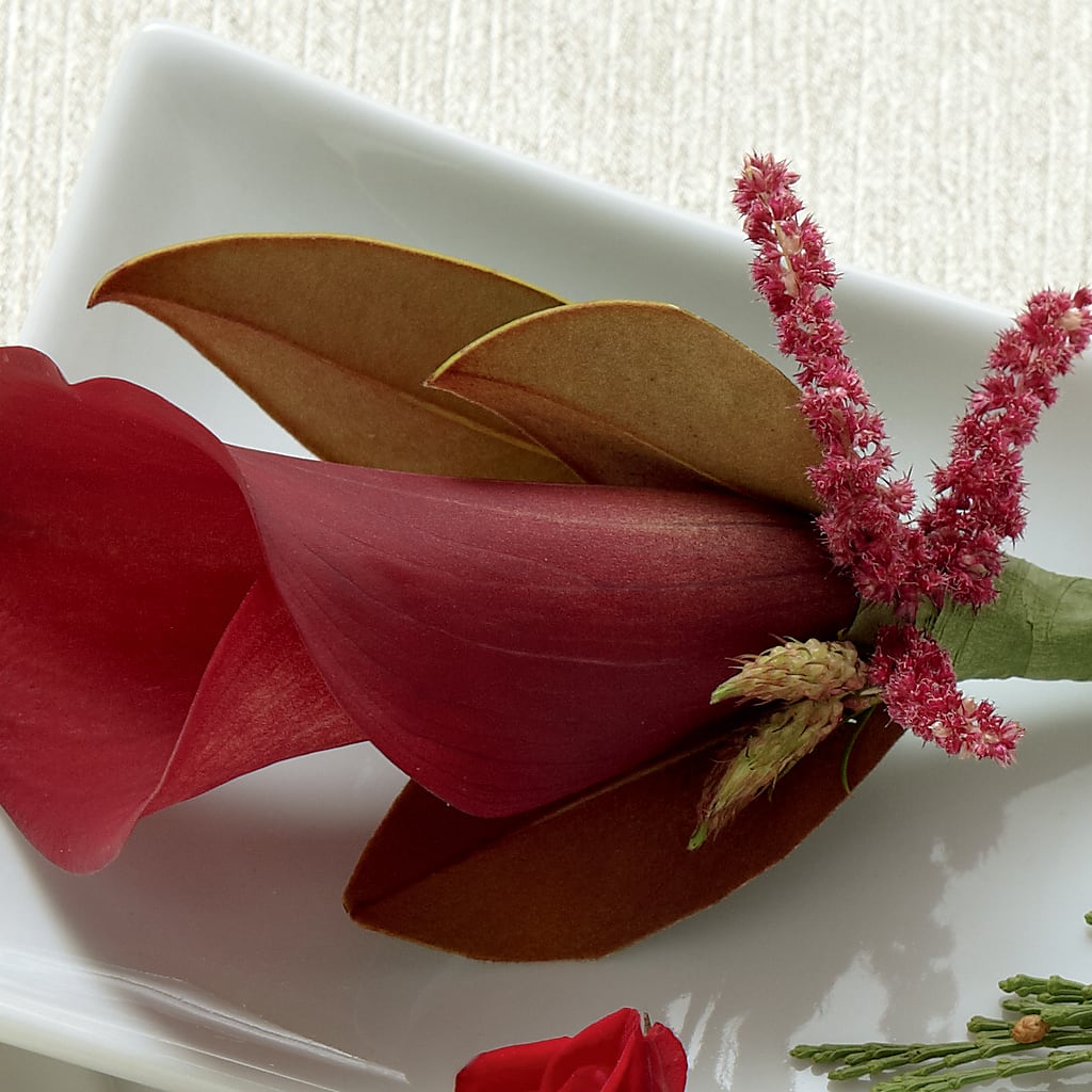 Red Calla Boutonniere – DON'S FLORAL STUDIO, Leon IA