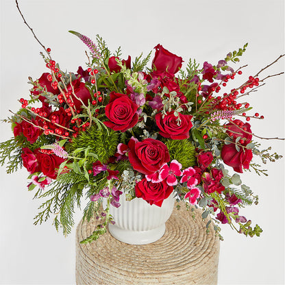 Big Red Bow Bouquet – DON'S FLORAL STUDIO, Leon IA