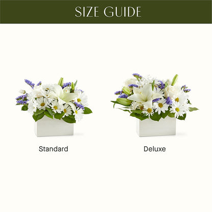Beyond Blue Box Bouquet – DON'S FLORAL STUDIO, Leon IA