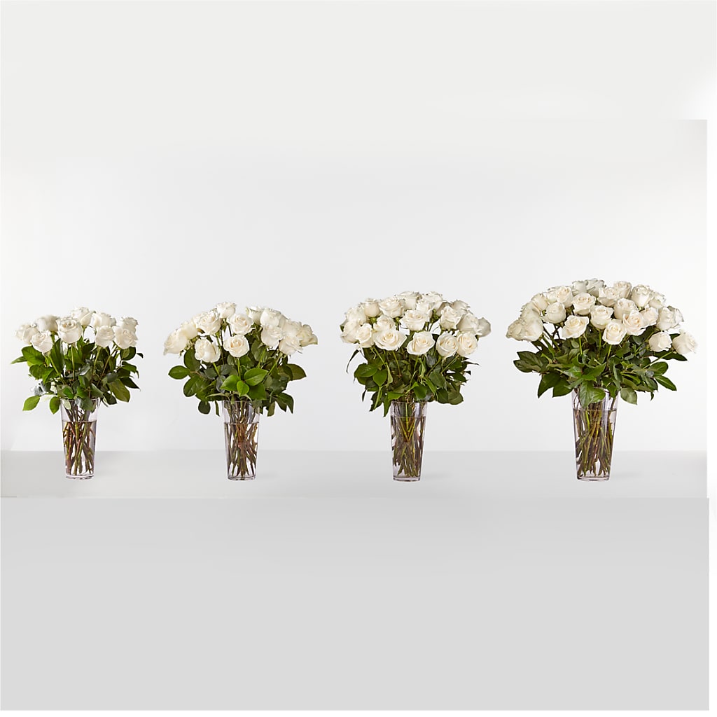 Long Stem White Rose Bouquet – DON'S FLORAL STUDIO, Leon IA