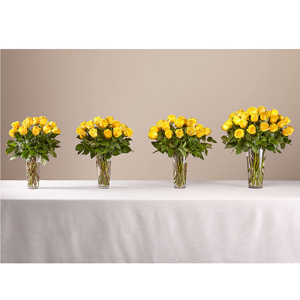 Long Stem Yellow Rose Bouquet – DON'S FLORAL STUDIO, Leon IA