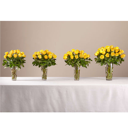 Long Stem Yellow Rose Bouquet – DON'S FLORAL STUDIO, Leon IA