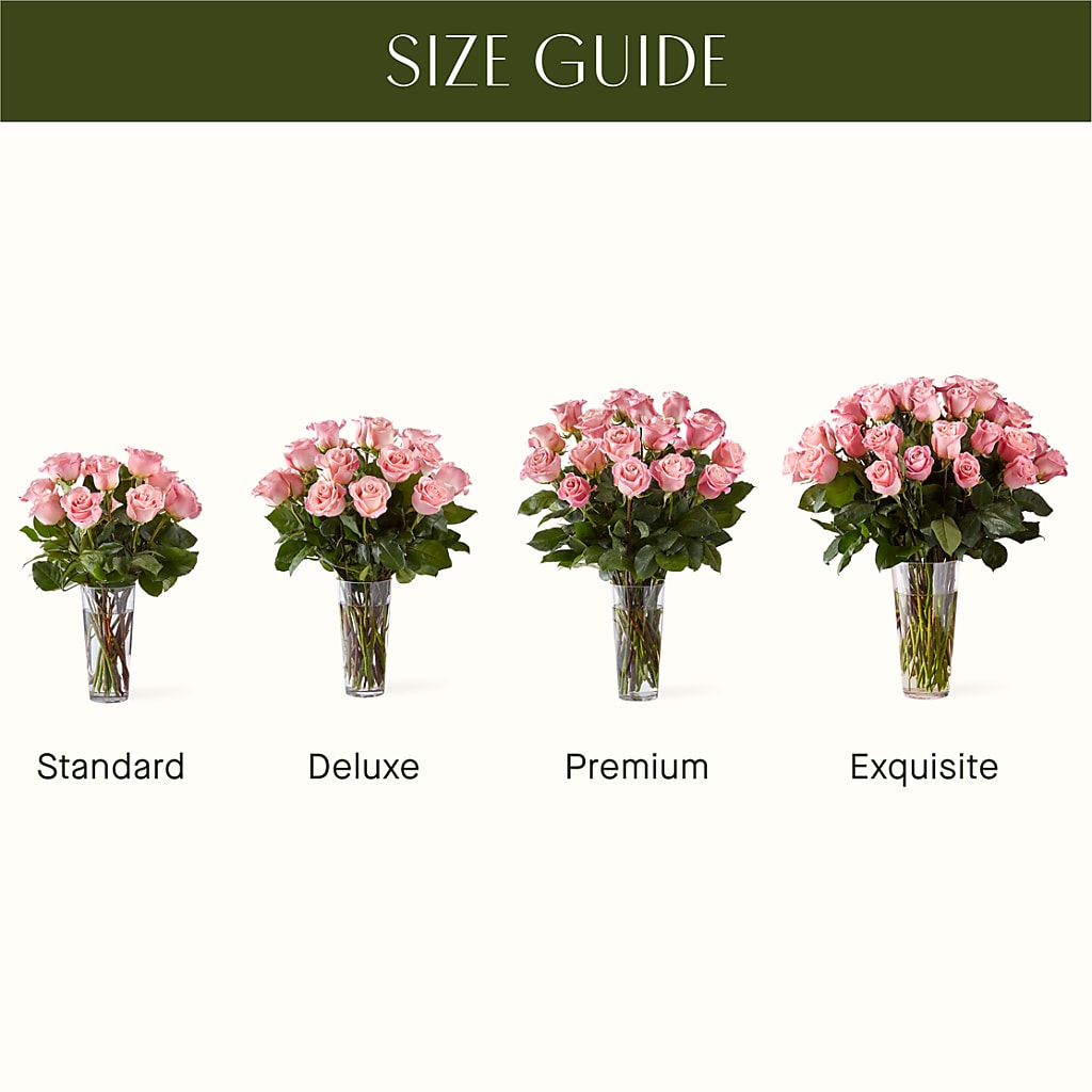 Long Stem Pink Rose Bouquet – DON'S FLORAL STUDIO, Leon IA