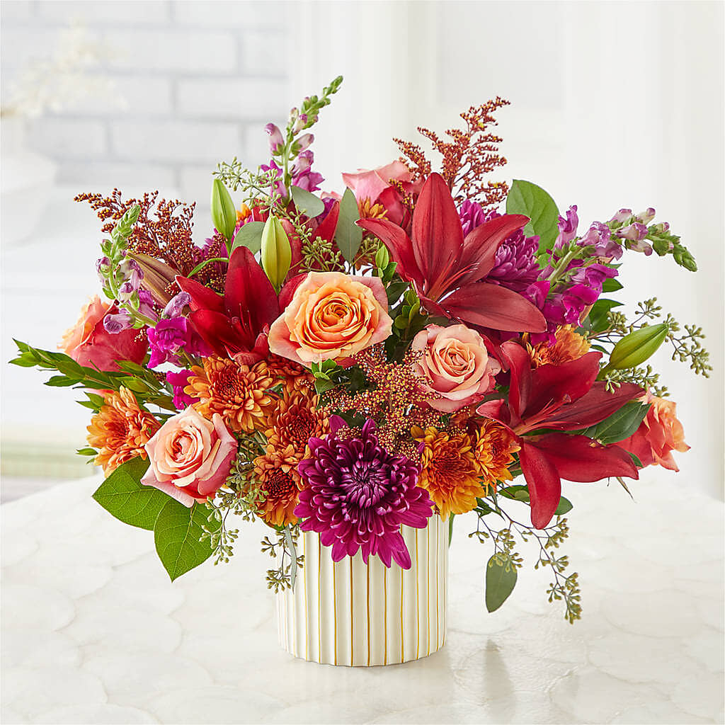 Burgundy Landscape Bouquet – DON'S FLORAL STUDIO, Leon IA