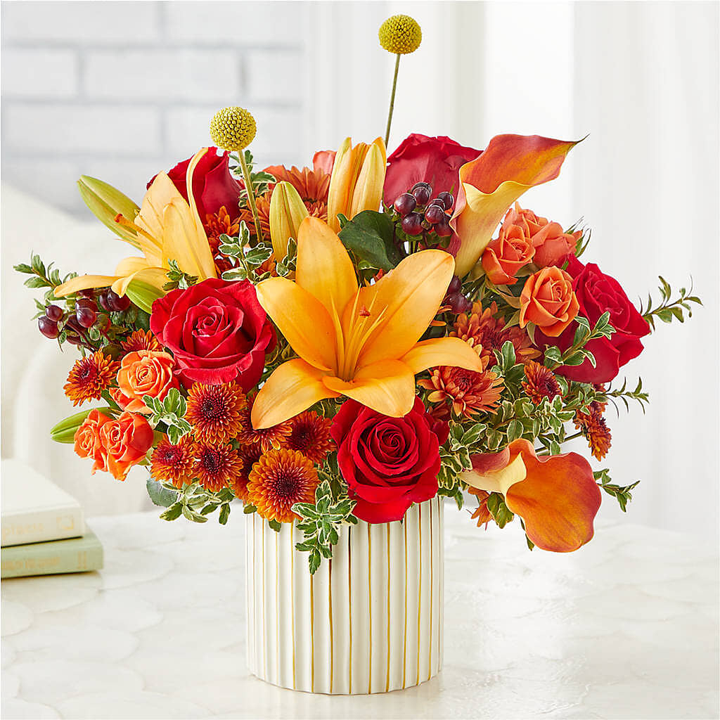 Scarlet Skies Bouquet – DON'S FLORAL STUDIO, Leon IA